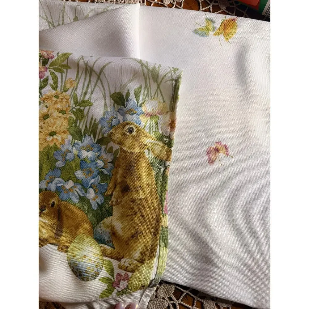 Rabbit tablecloth rectangle 56